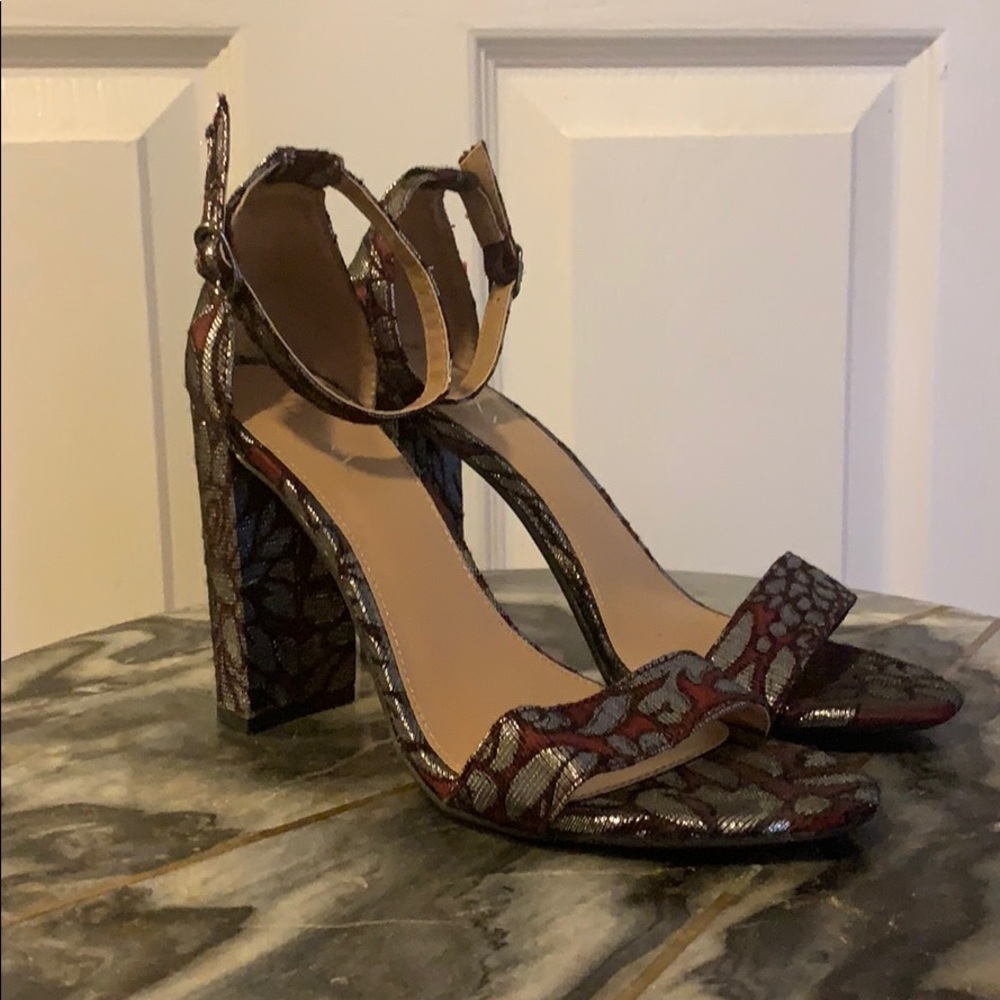 Burgundy heels